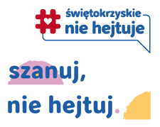 Logo #świętokrzyskieNIEhejtuje